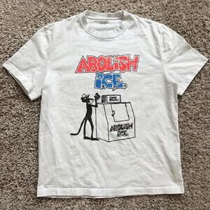 White Abolish Ice Panther Tee